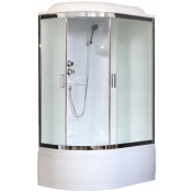 Душевая кабина Royal Bath BK RB 8120BK1-M-CH (матовое) правая